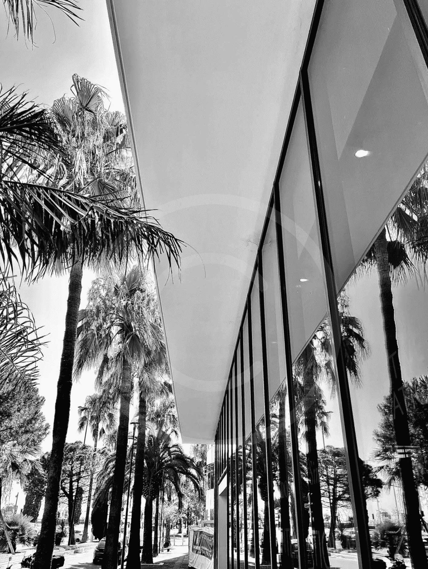 DANIEL BOSS reflection building near nice airport photography
